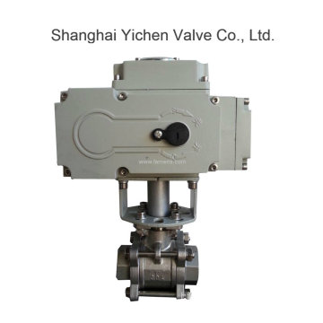 3 PC Electric Thread Hard Seated Ball Valve (Q911H)